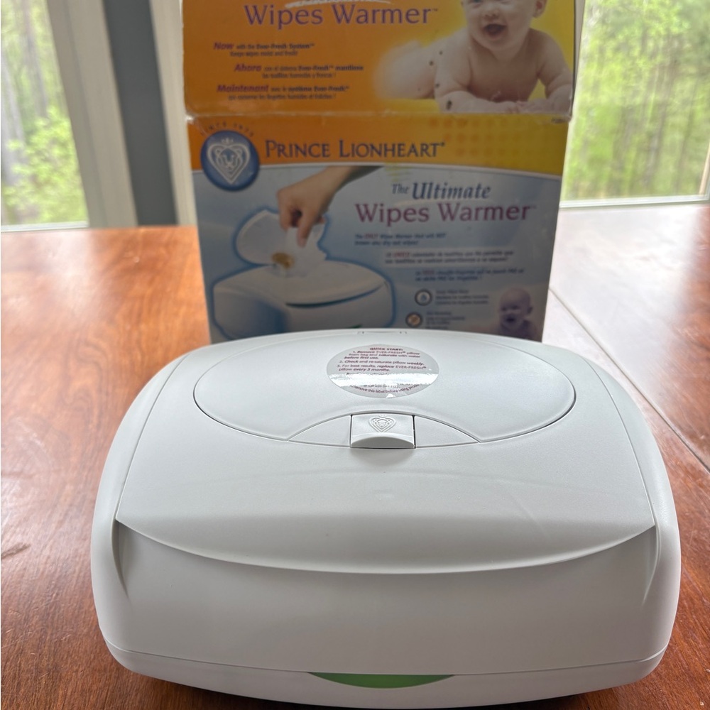 Prince Lionheart White Wipes Warmer - Gentle Baby Wipe Heating